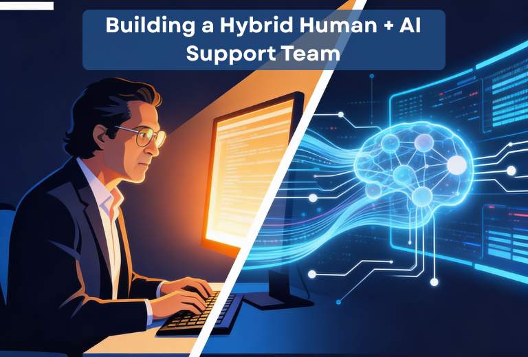 The CTO’s Guide to Building a Hybrid Human + AI Support Team